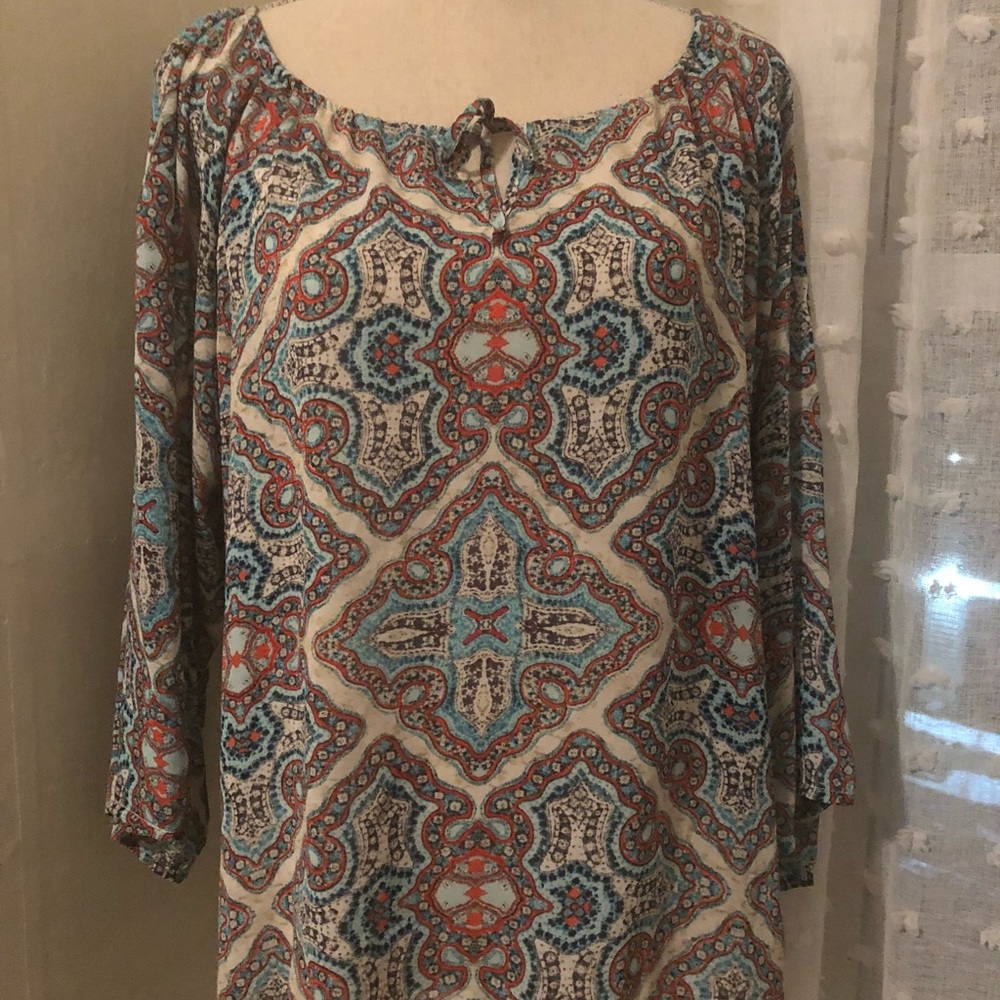 Laundry by Shelli Segal boho top